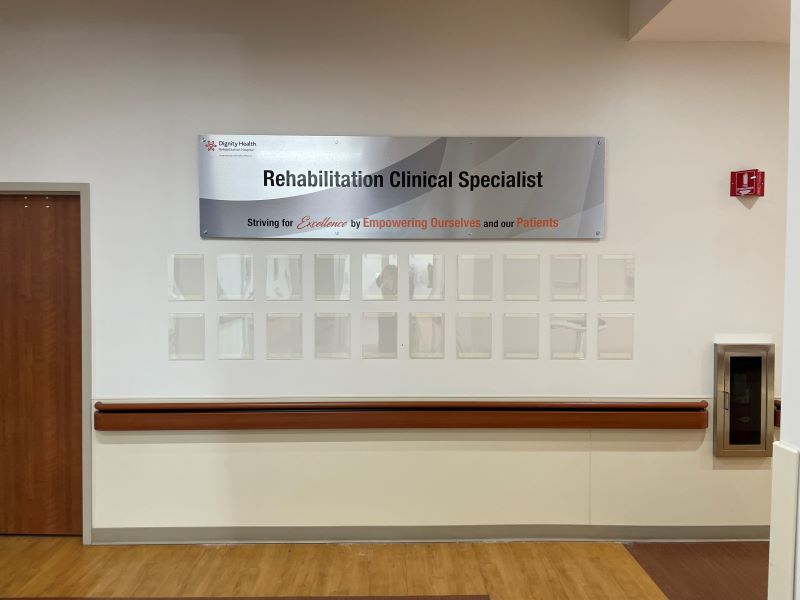 Rehabilitation Clinical Specialist Acrylic with Standoffs